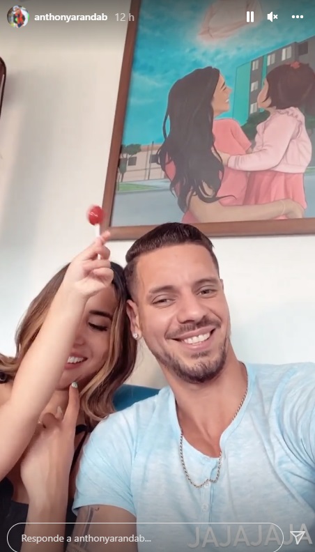 La hija de Melissa Paredes juega con Anthony Aranda. (Foto: Instagram)