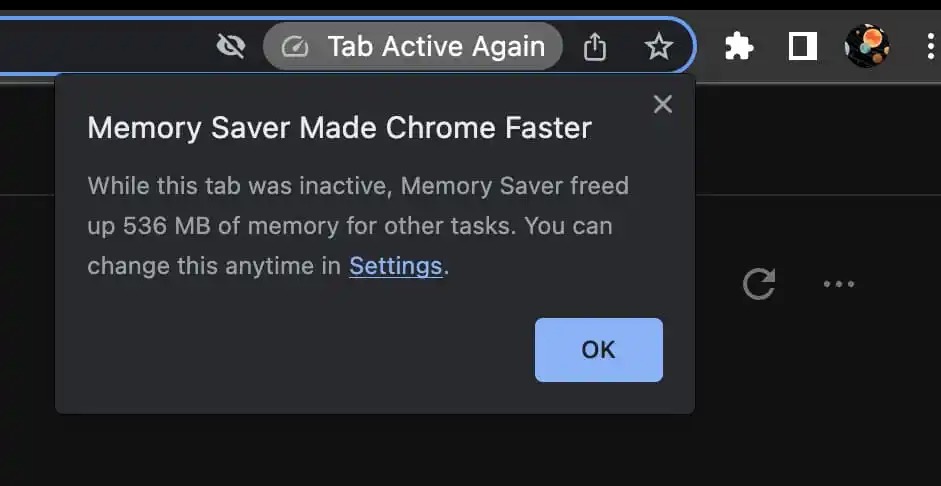 Ahorro de memoria en Google Chrome. (9to5Google)
