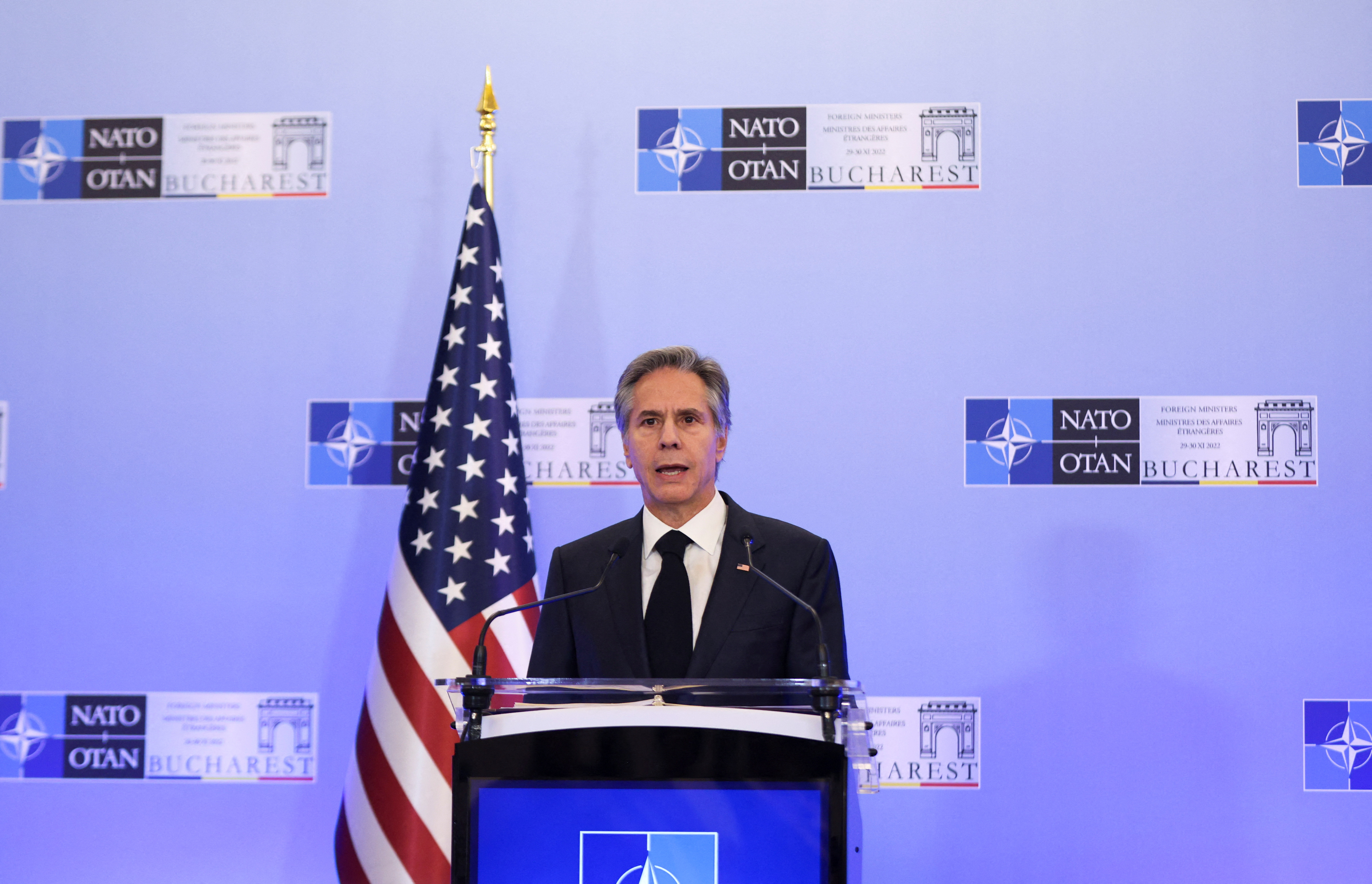 Antony Blinken, secretario de Estado de EEUU (REUTERS/Stoyan Nenov)