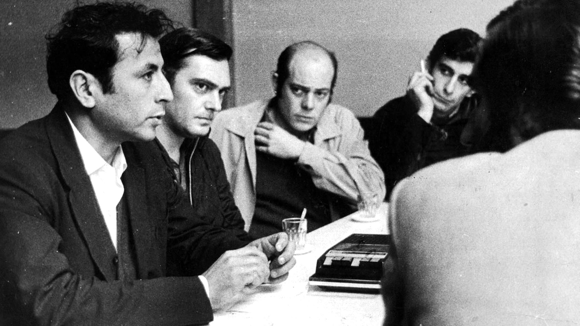 La cúpula del PRT-ERP en junio de 1973: Santucho, Urteaga, Gorriarán Merlo y Ledesma en la clandestinidad con la prensa