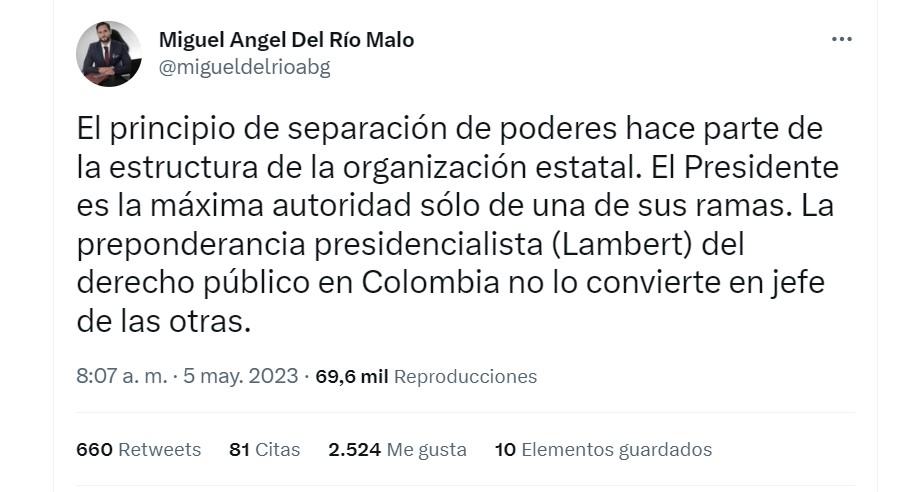 Reacciones en Twitter a la subordinación que Petro le pidió a Barbosa.