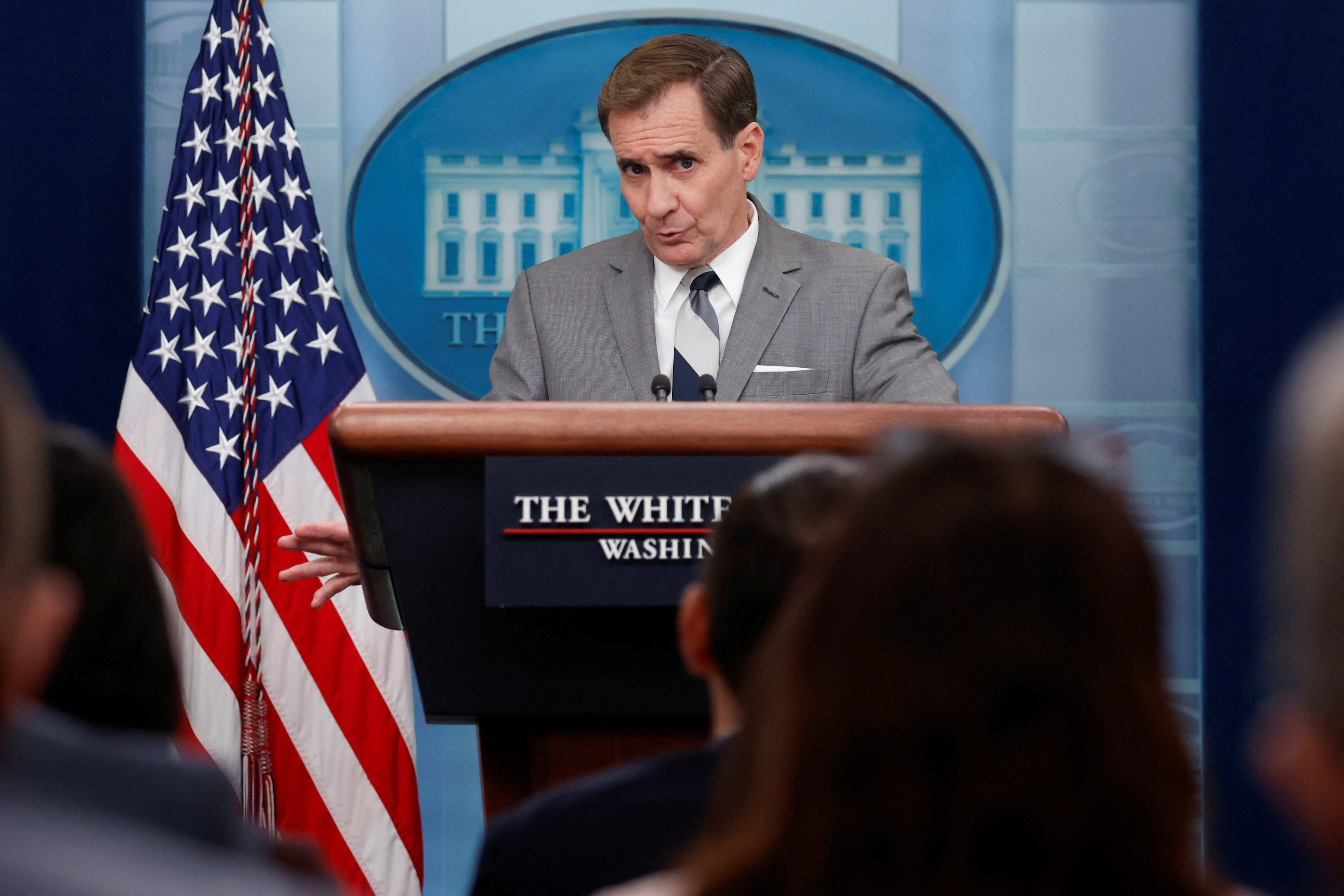 John Kirby, coordinator of strategic communications for the White House National Security Council (REUTERS/Jonathan Ernst)