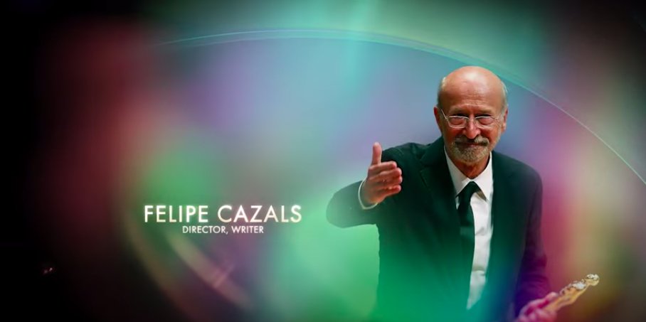 Homenajearon a Felipe Cazals, director mexicano, en los premios Oscar 2022 (Foto: Twitter / @CCCMexico)