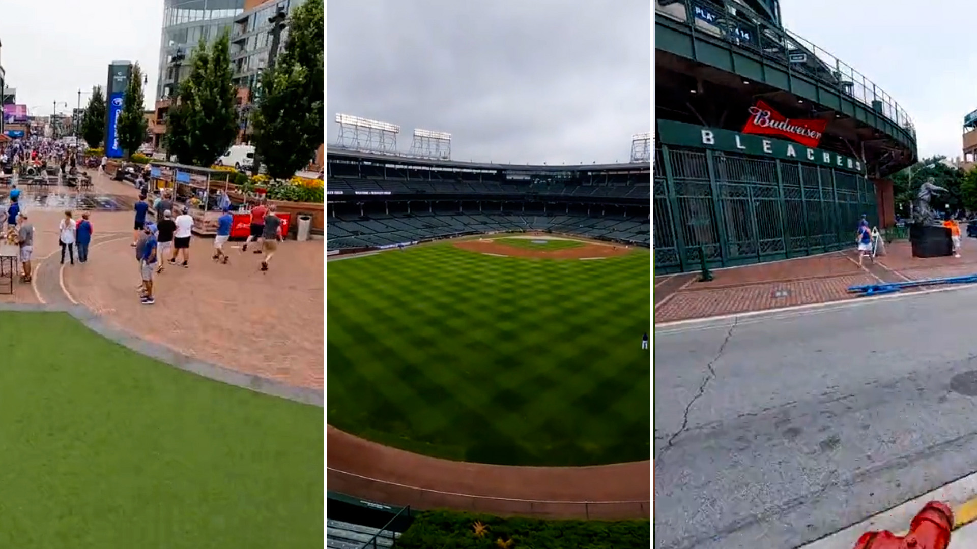El impactante video de los Chicago Cubs grabado por un drone que es furor en las redes