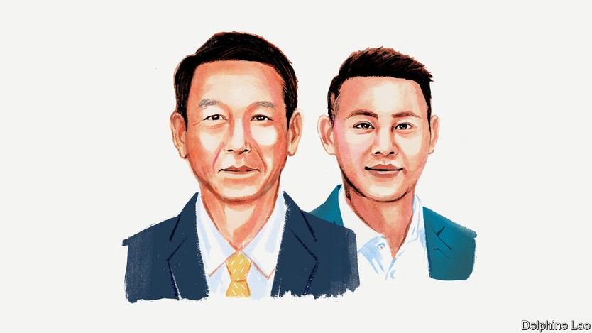 Admiral Lee Hsi-min y Eric Lee (Delphine Lee/The Economist)