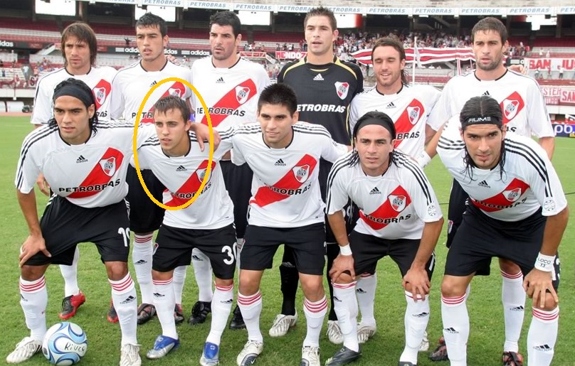 Diego Buonanotte en River Plate del 2008. | Foto: La Página Millonaria