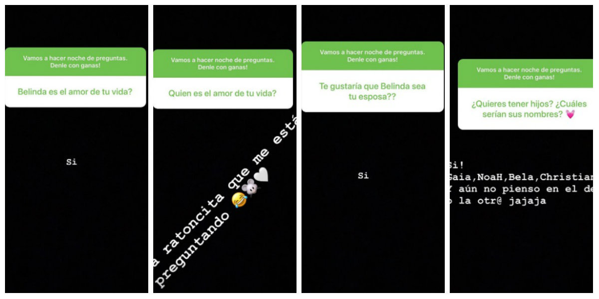 El cantante se sinceró con sus seguidores de Instagram y respondió varias preguntas (Foto: Instagram de Christian Nodal)