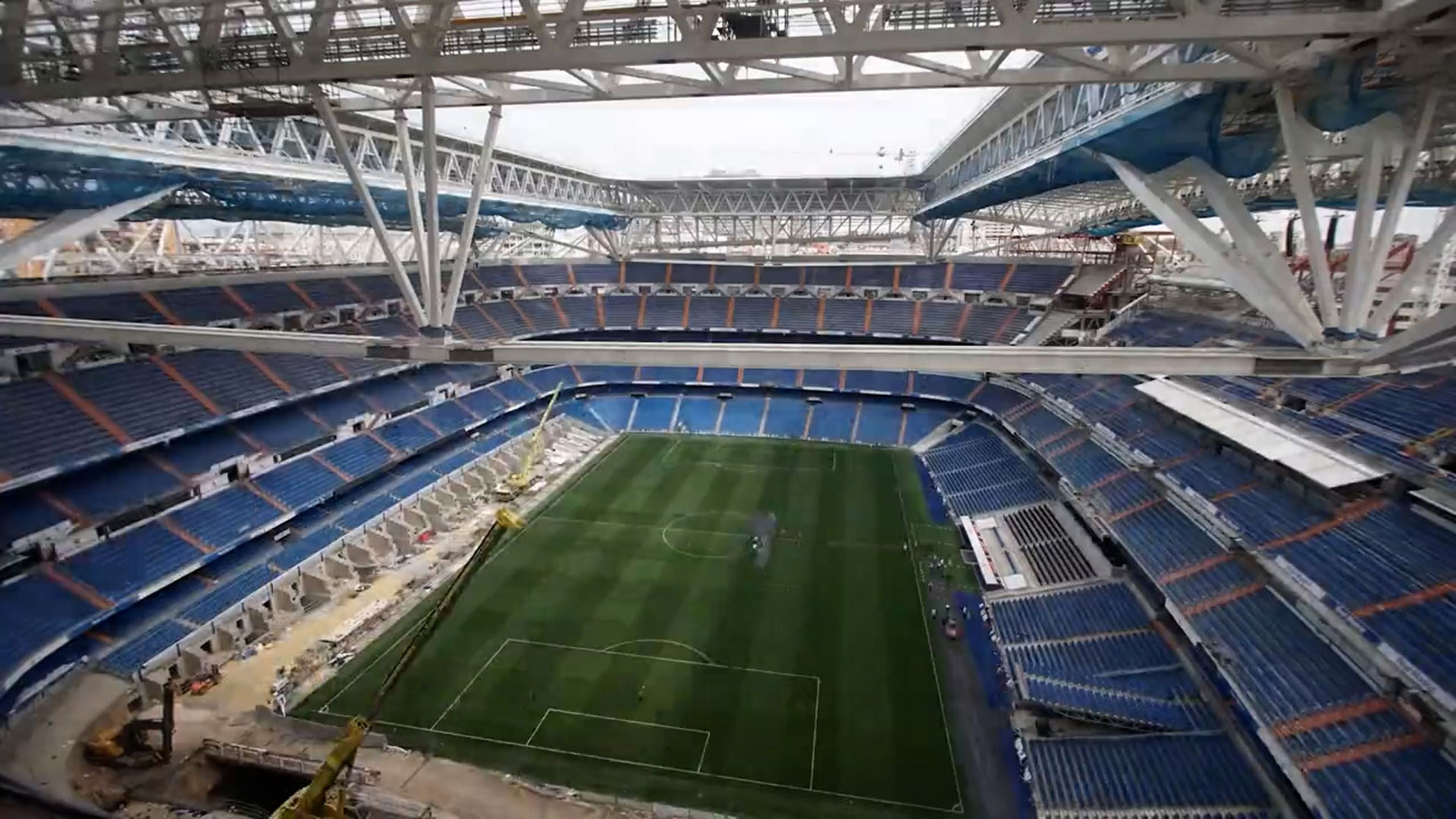 El interior actual del Santiago Bernabéu