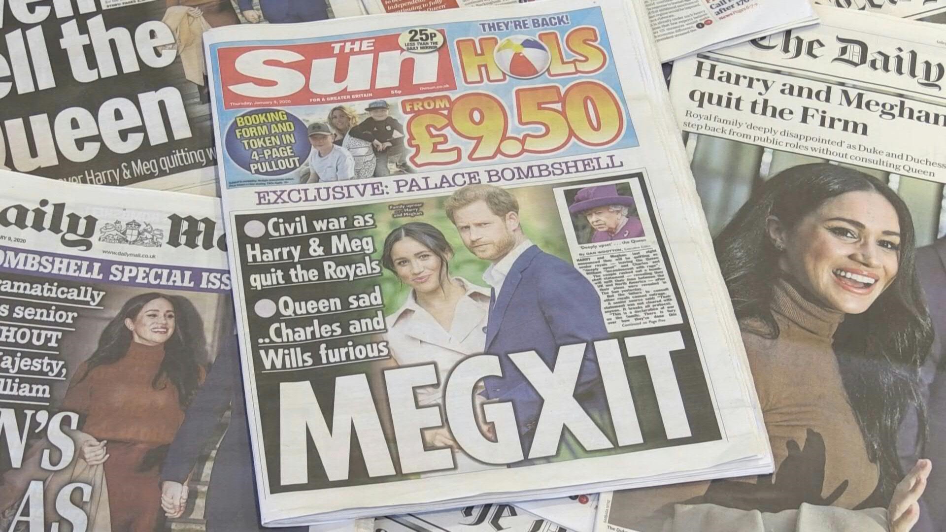 La renuncia del príncipe Harry y su esposa Meghan a sus funciones reales sacudió el jueves al Reino Unido y a una monarquía "herida" por una decisión que aparentemente tomó por sorpresa incluso a la reina Isabel.