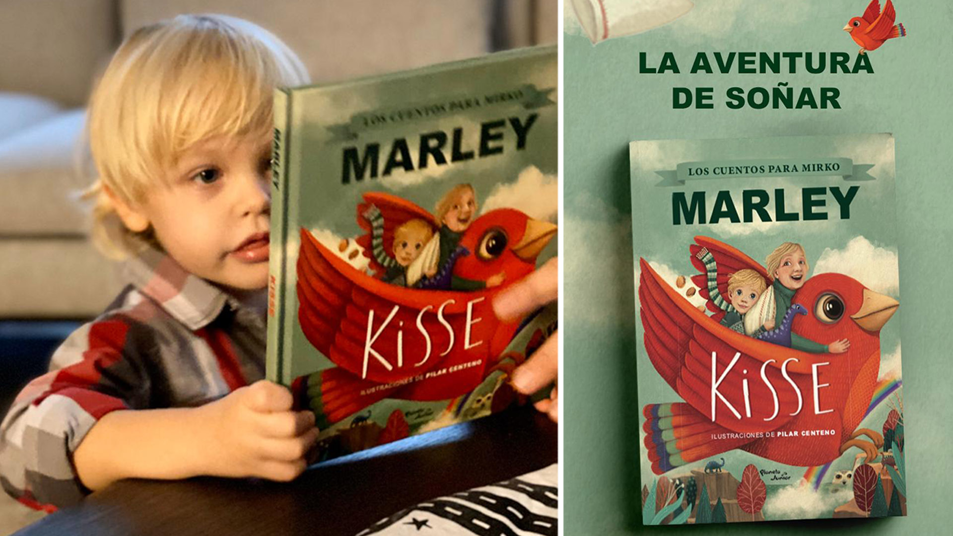 Mirko lee "Kisse", el libro de su papá. En alemán, kisse es almohada. Y así se llamaba precisamente la almohada que de niño Marley llevaba a todos lados. "Sentía que me transportaba a mundos mágicos", cuenta el flamante escritor