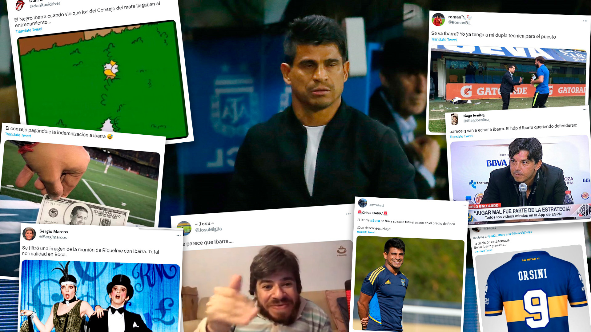 Los mejores memes tras el despido de Hugo Ibarra de la dirección técnica de Boca Juniors