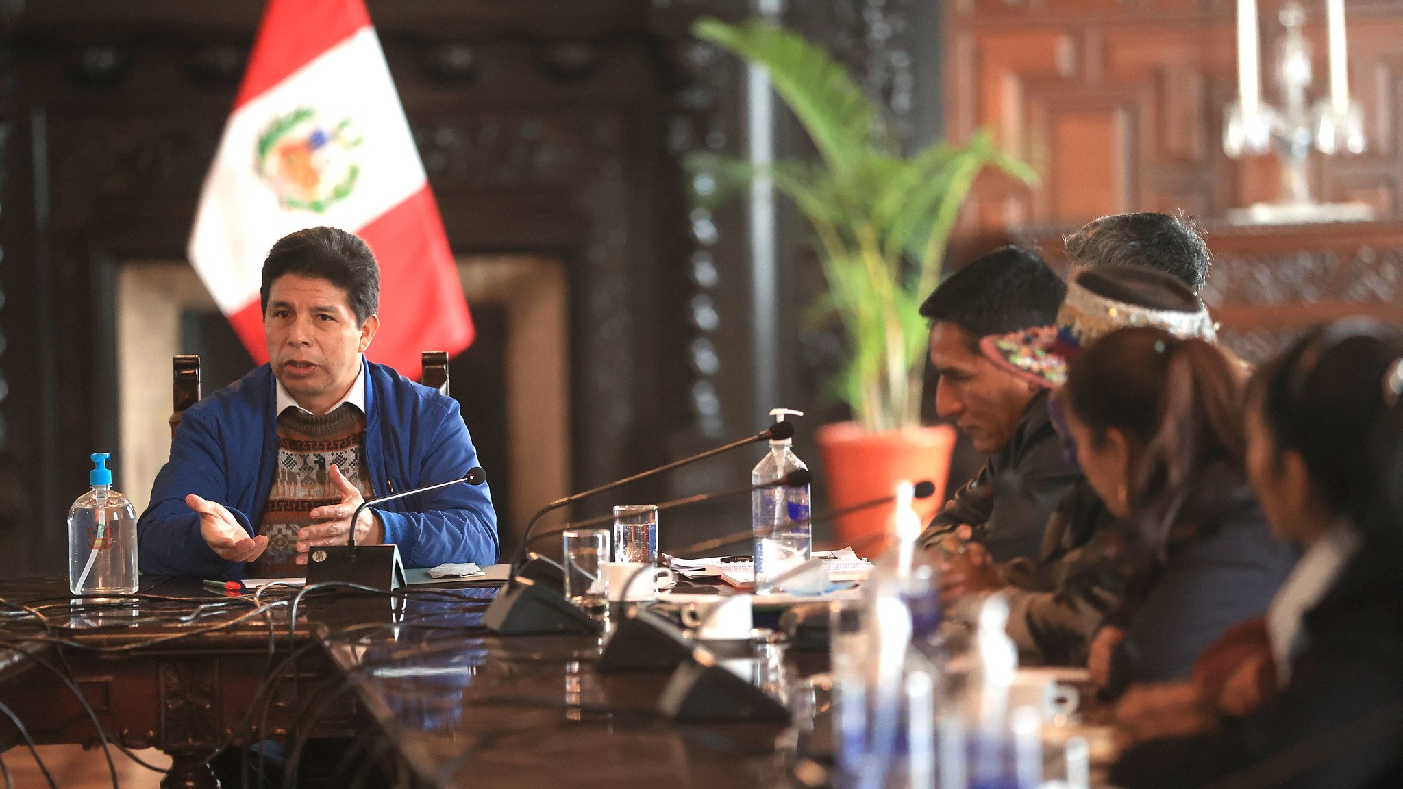 El presidente de la República, Pedro Castillo, y agricultores vieron problemática del sector agrícola.