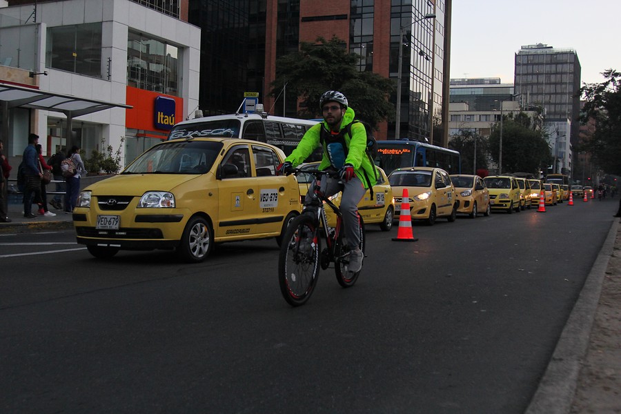 Bogotá, 01 de febrero de 2018. Se llevó a cabo el primer día sin carro del 2018 en Bogotá. (Colprensa - Álvaro Tavera)
