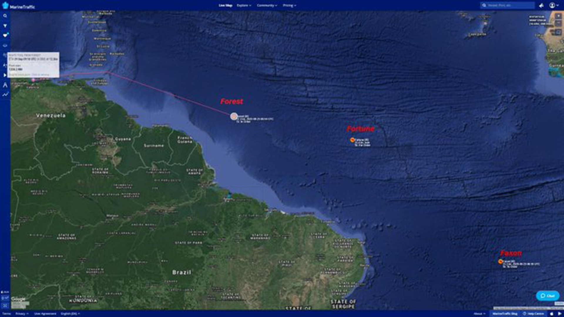 Los buques iraníes se encuentran cerca de Venezuela: es inminente su llegada al país caribeño
