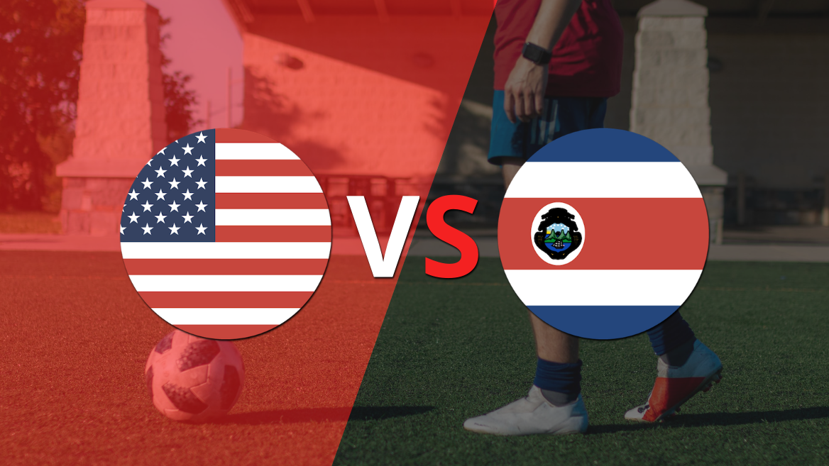 Estados Unidos le ganó a Costa Rica en su casa por 2-1