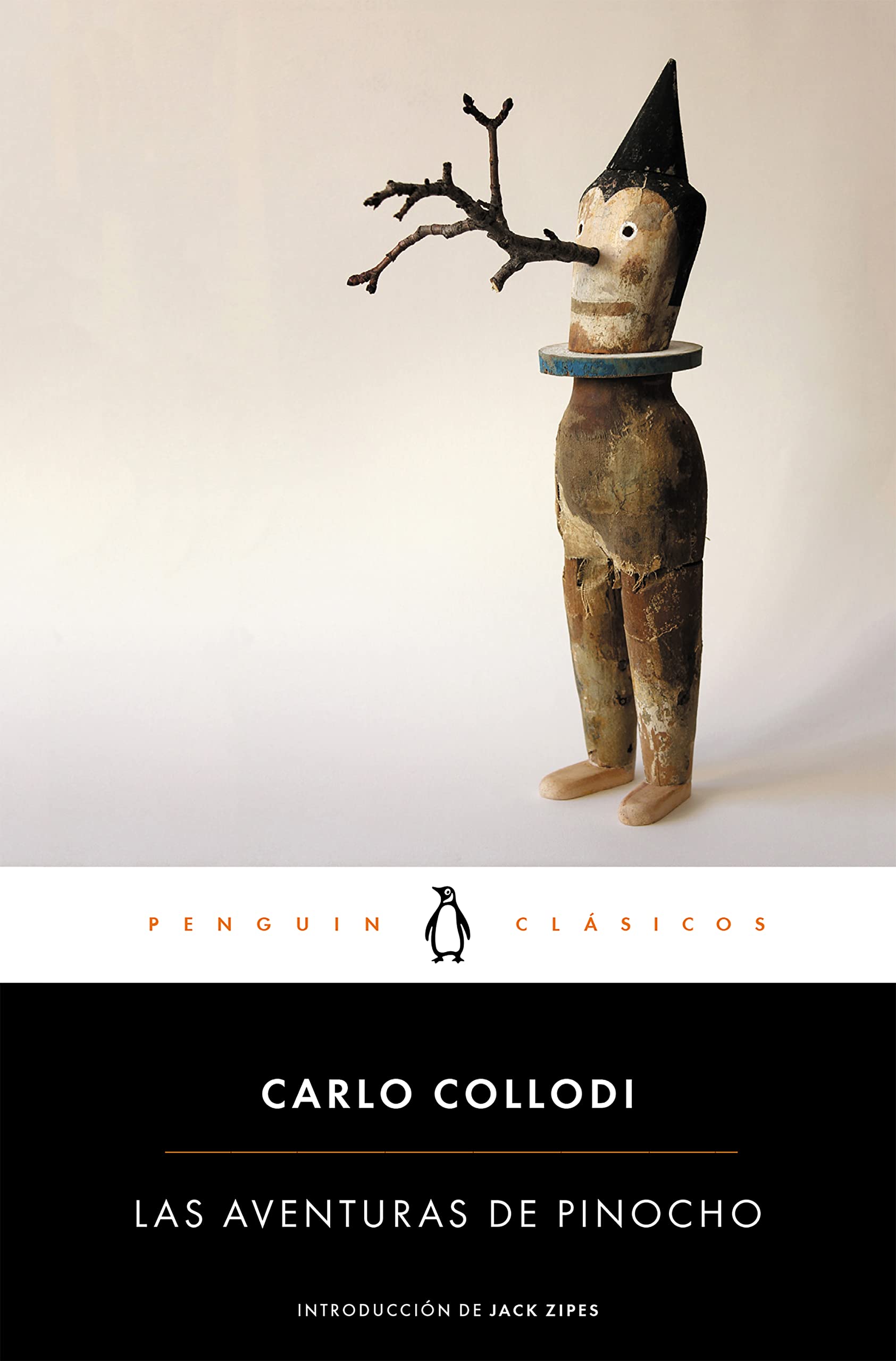 Portada de "Las aventuras de Pinocho", de Carlo Collodi, en la edición de Penguin Classics. (Cortesía: Penguin Random House).