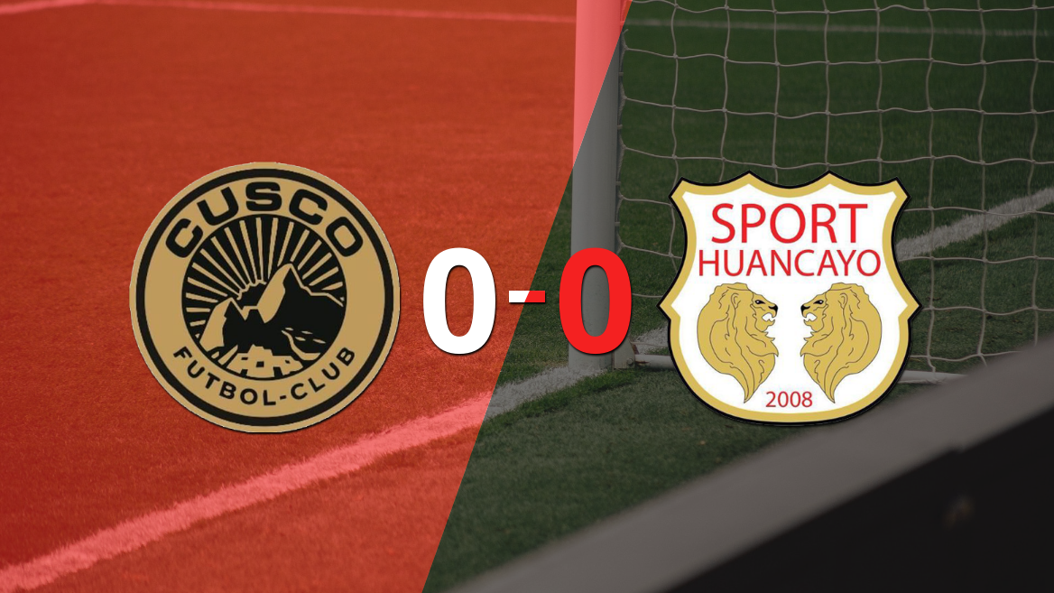 Cusco FC y Sport Huancayo no se sacaron ventaja y terminaron sin goles