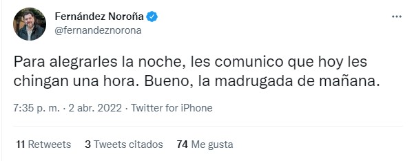 “tengo Siete Hernias” Fernández Noroña Insistió En Eliminar El Horario De Verano Para No 1808