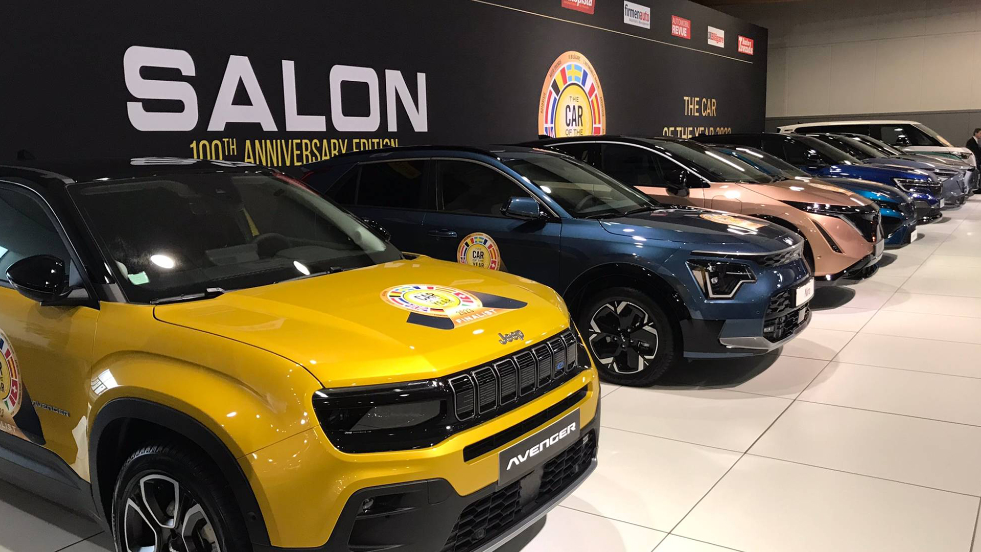 En el Salón de Bruselas, los 8 modelos nominados listos para enfrentar la votación