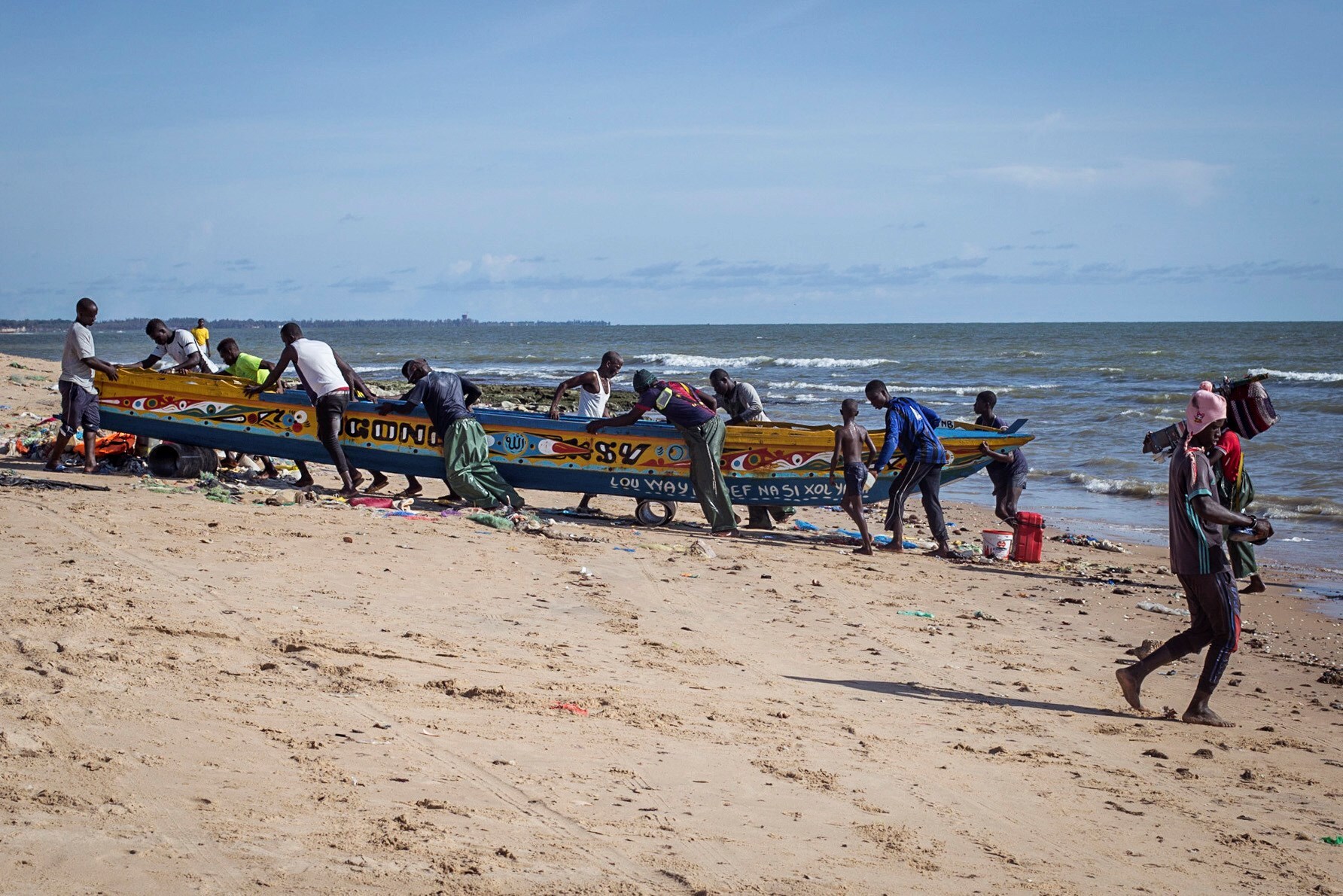 Senegaleses rinden tributo virtual a cientos de migrantes muertos en su costa. EFE/ María Rodríguez/Archivo

