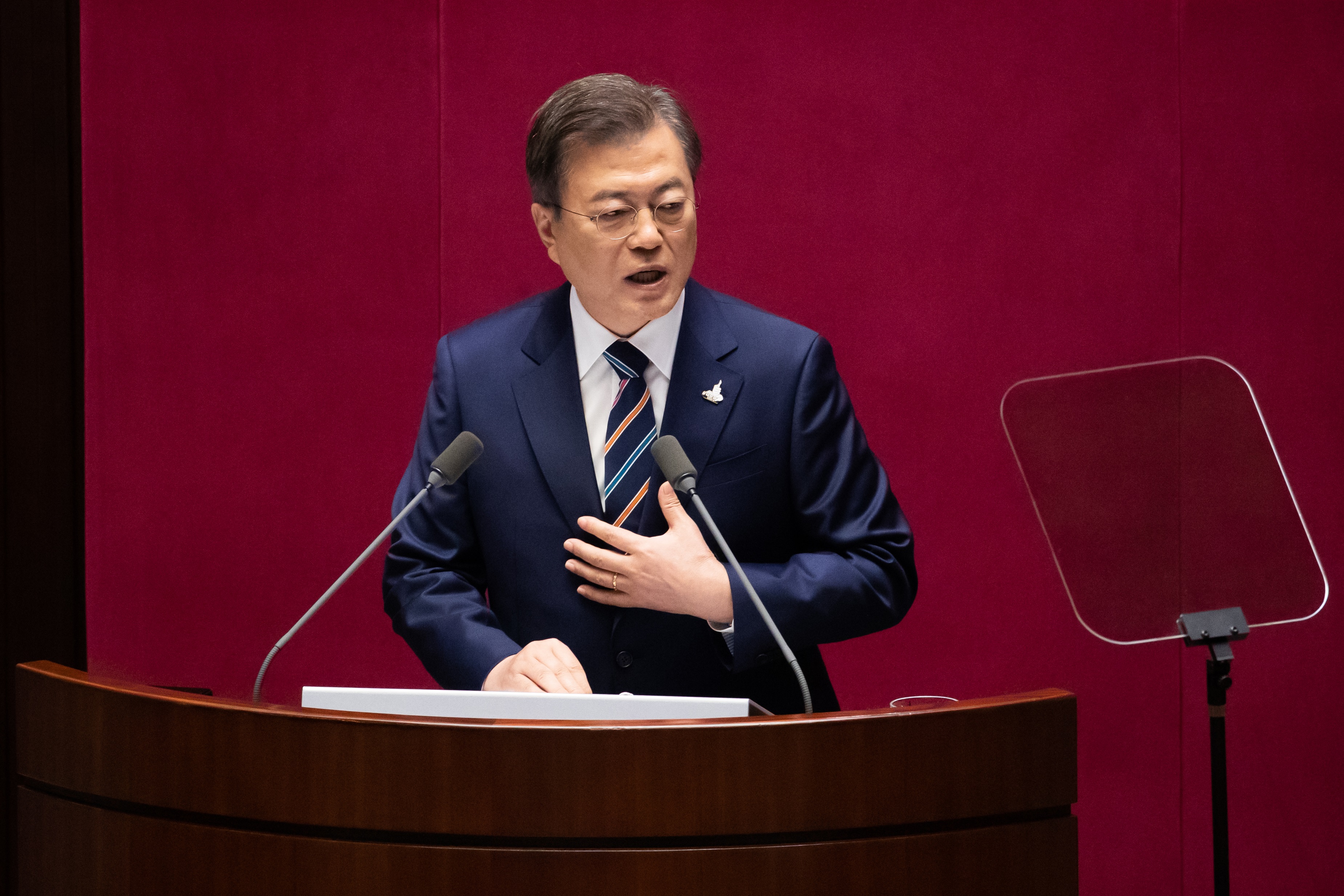 23/09/2020 El presidente de Corea del Sur, Moon Jae In.
POLITICA ASIA ASIA COREA DEL NORTE COREA DEL SUR ASIA INTERNACIONAL
POOL / ZUMA PRESS / CONTACTOPHOTO
