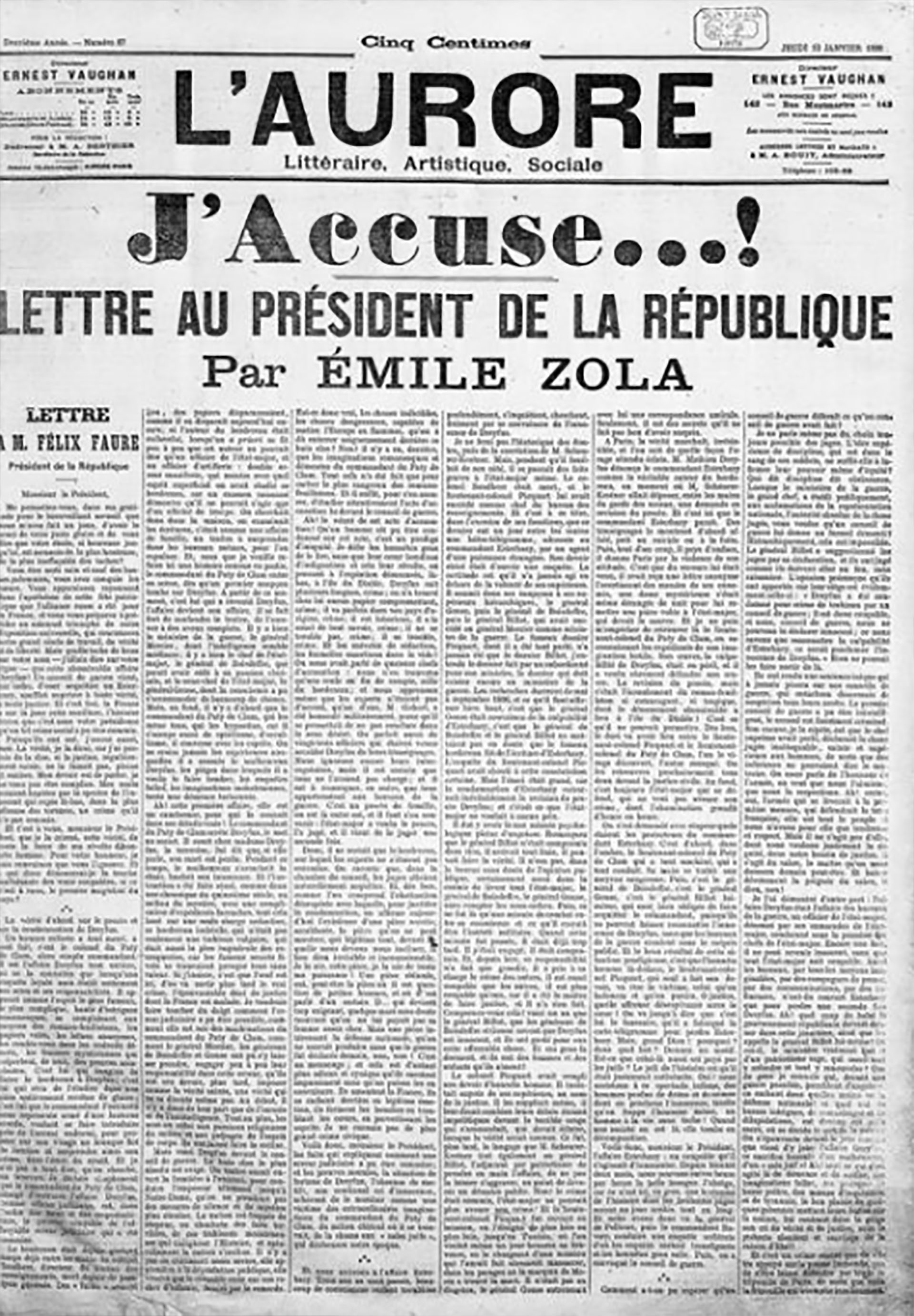 Émile Zola El Hombre Que Dijo “yo Acuso” Para Que El Estado No