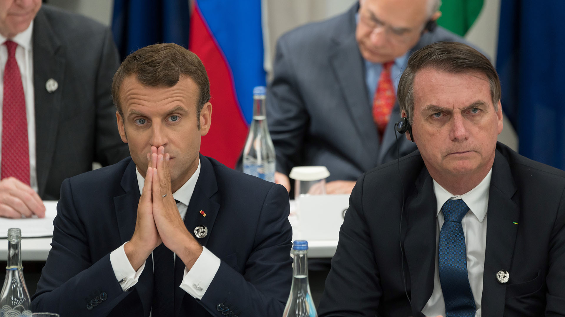 Emmanuel Macron y Jair Bolsonaro, enfrentados por los incendios forestales en el Amazonas, que, para Brasil, se utilizaron como una excusa para frenar el avance del acuerdo entre el Mercosur y la UE