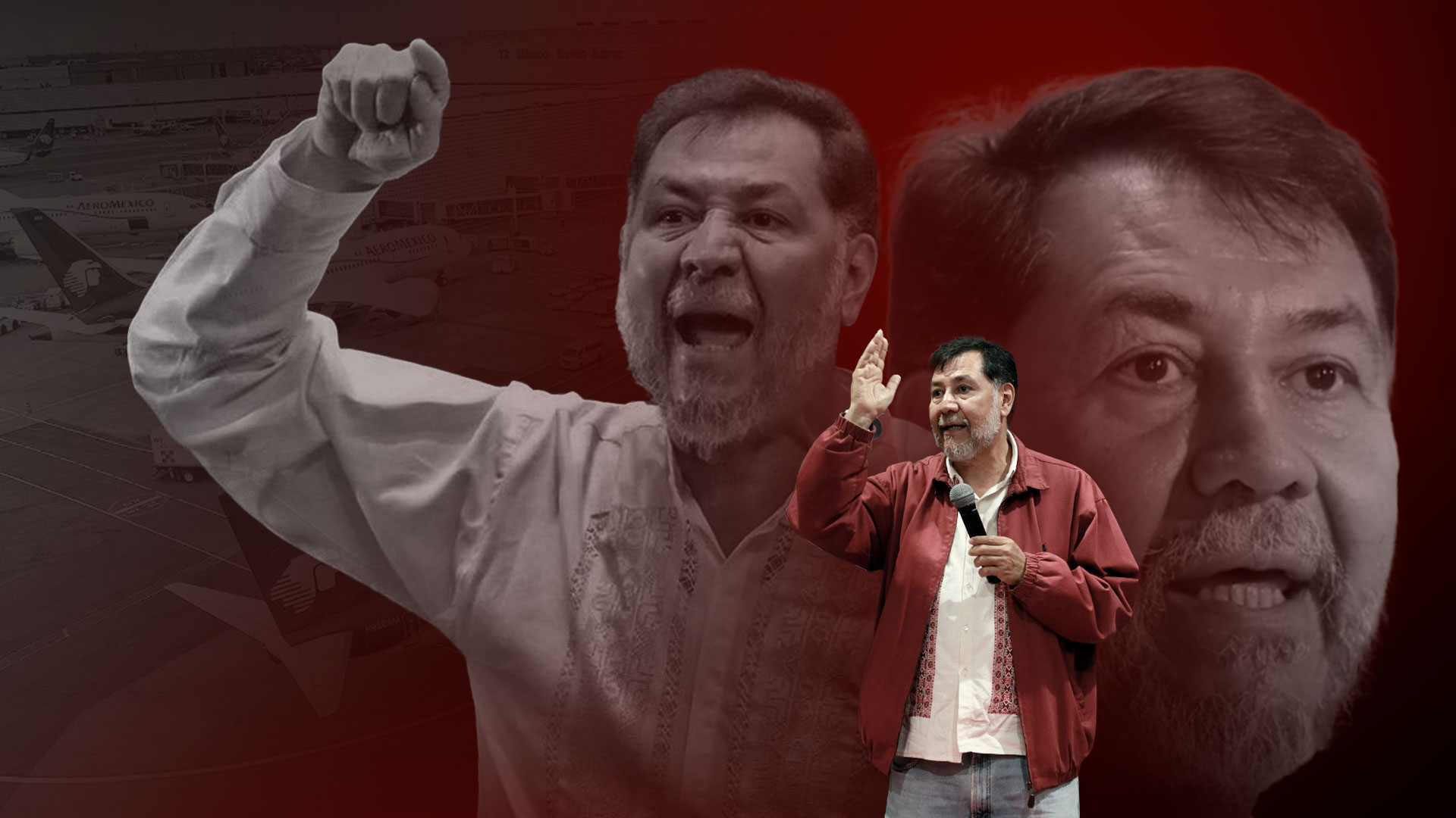 Fernández Noroña uncovered his aspirations for the presidency of Mexico (Illustration: Infobae / Jovani Pérez)