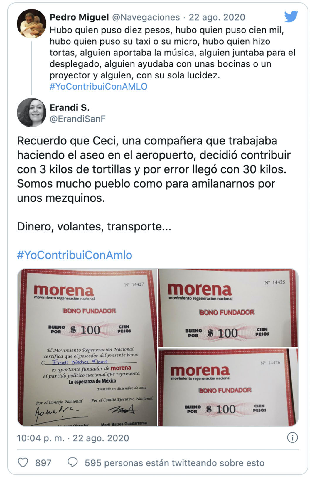 La verdad sobre la presunta donación de 900 millones de pesos de la madre  del Chapo Guzmán a Morena - Infobae