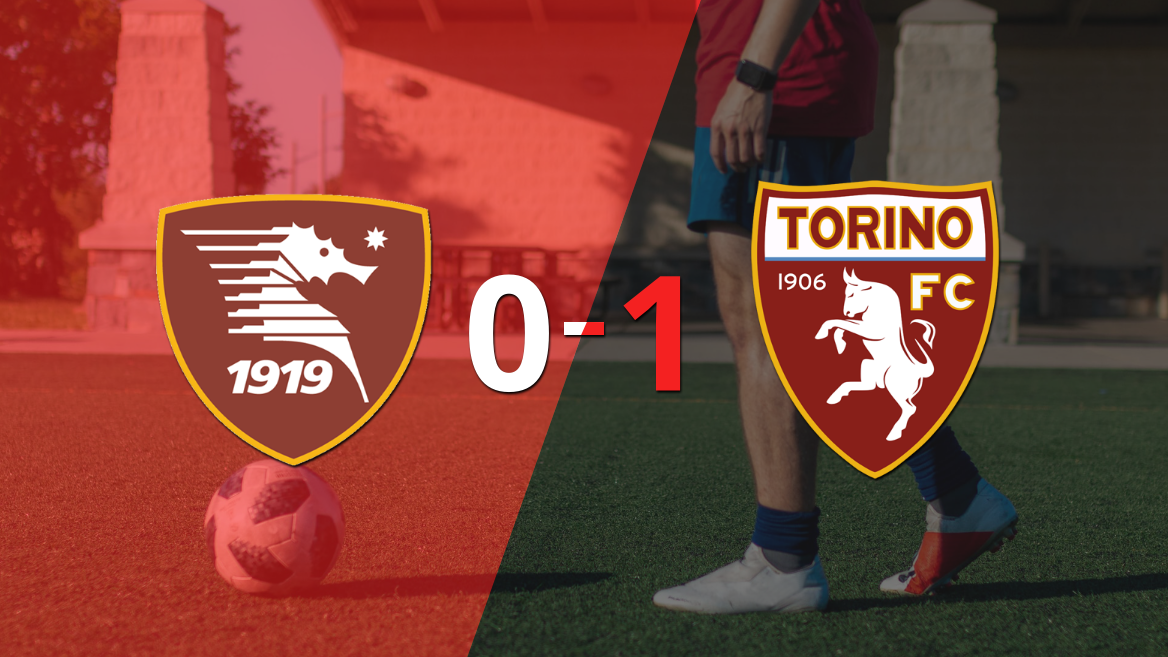 Por la mínima diferencia, Torino se quedó con la victoria ante Salernitana en el estadio Stadio Arechi