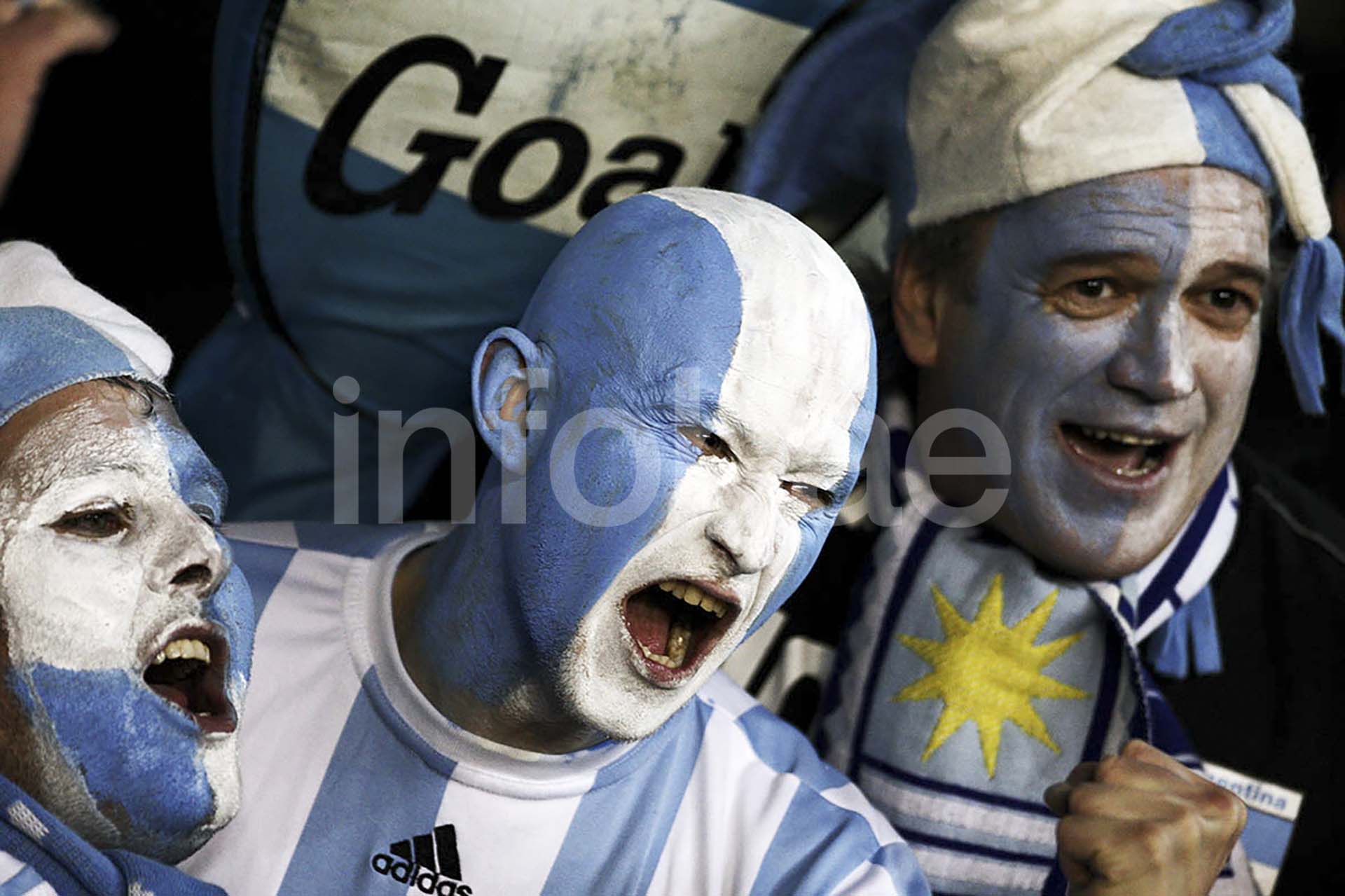 Los hinchas el aportan su color a los Mundiales y los argentinos son siempre de los más fervorosos