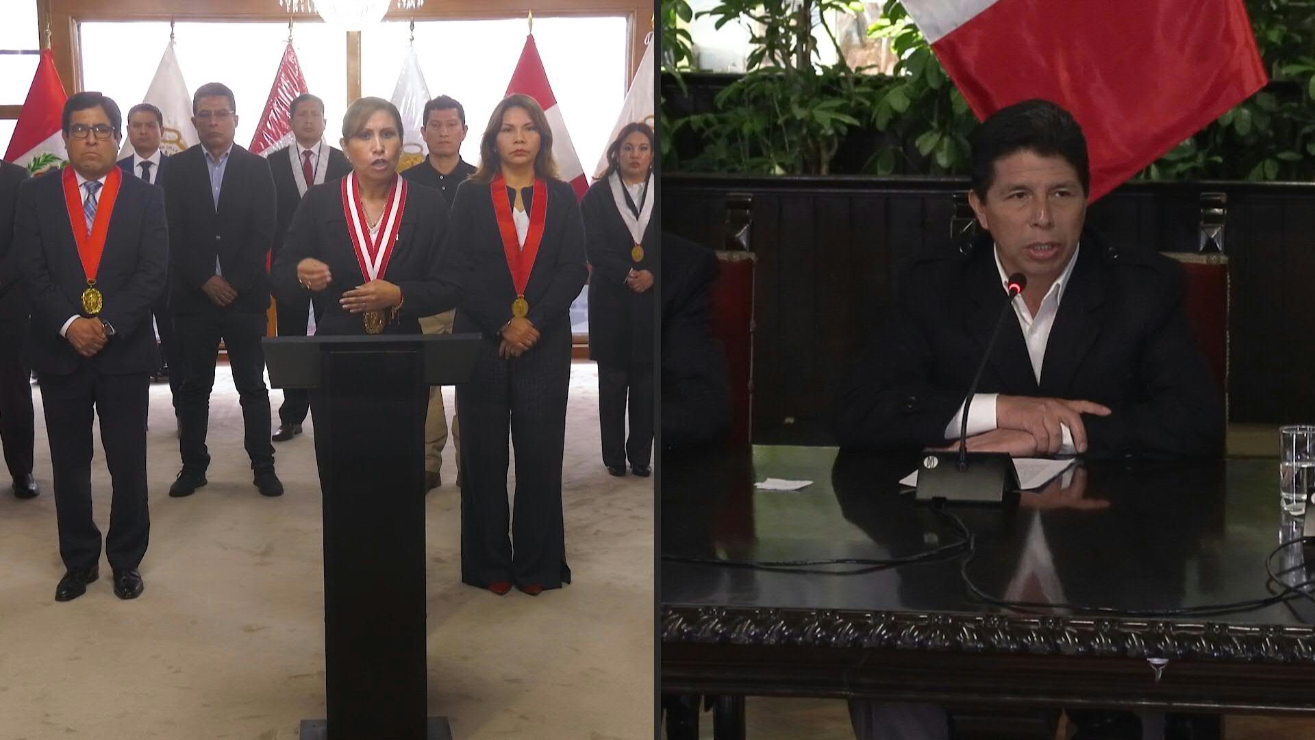 La Fiscal de la Nación de Perú presentó este martes una denuncia constitucional contra el presidente Pedro Castillo por el delito de organización criminal en un documento entregado al Congreso, una acción que puede llevar a la suspensión en el cargo del mandatario izquierdista.
