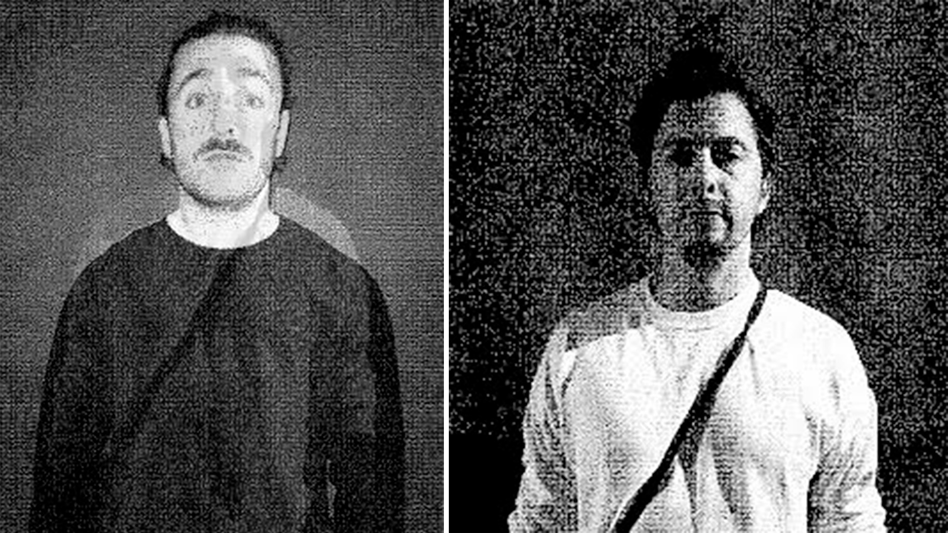 Jac Hopkins and Josey McNamara in photos after their arrests