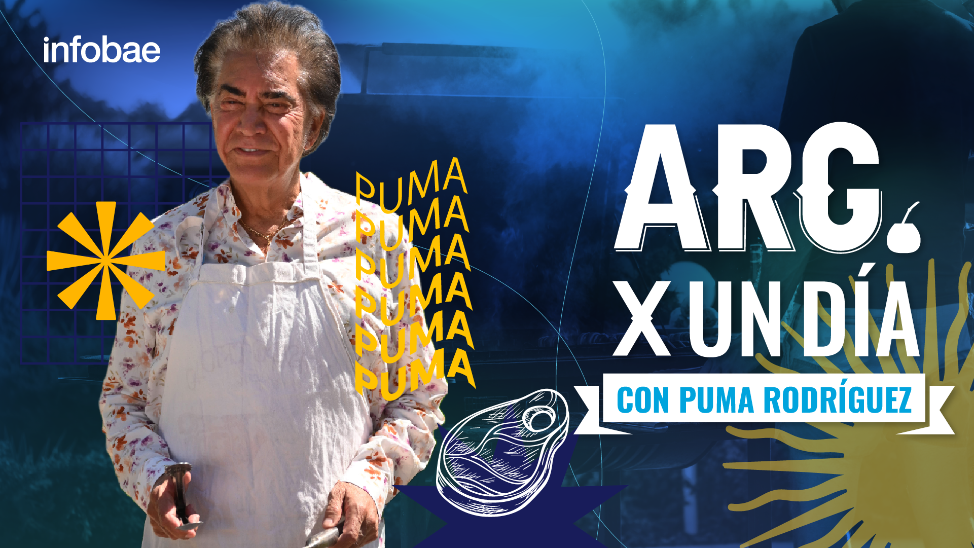 #ArgentinoPorUnDía con El Puma Rodríguez: de su debut como asador a la provincia que le falta conocer