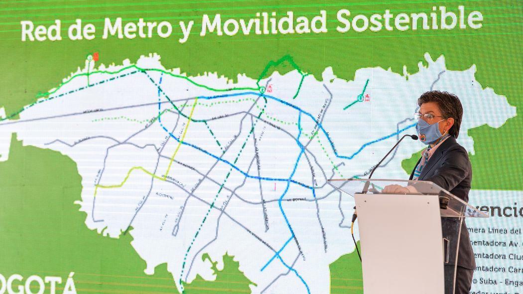 Claudia López le agradeció al gremio su apoyo en la construcción del metro de Bogotá y reconoció la gestión que están haciendo por la reactivación de la economía nacional