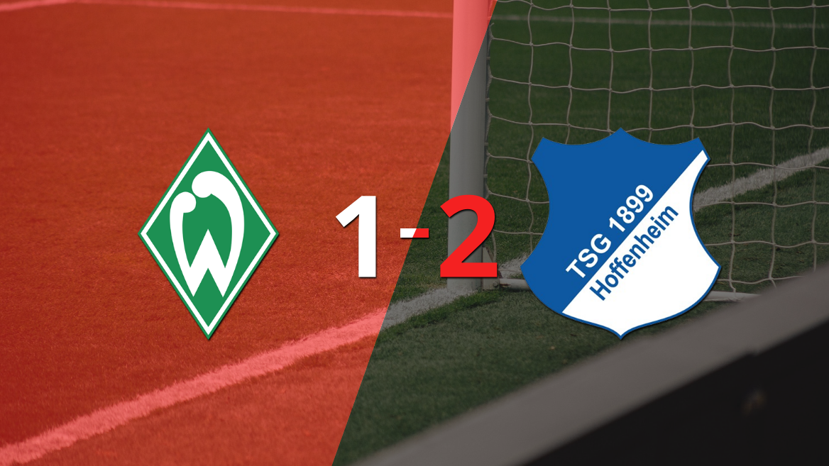 Hoffenheim sacó el triunfo 2-1 en su visita a Werder Bremen