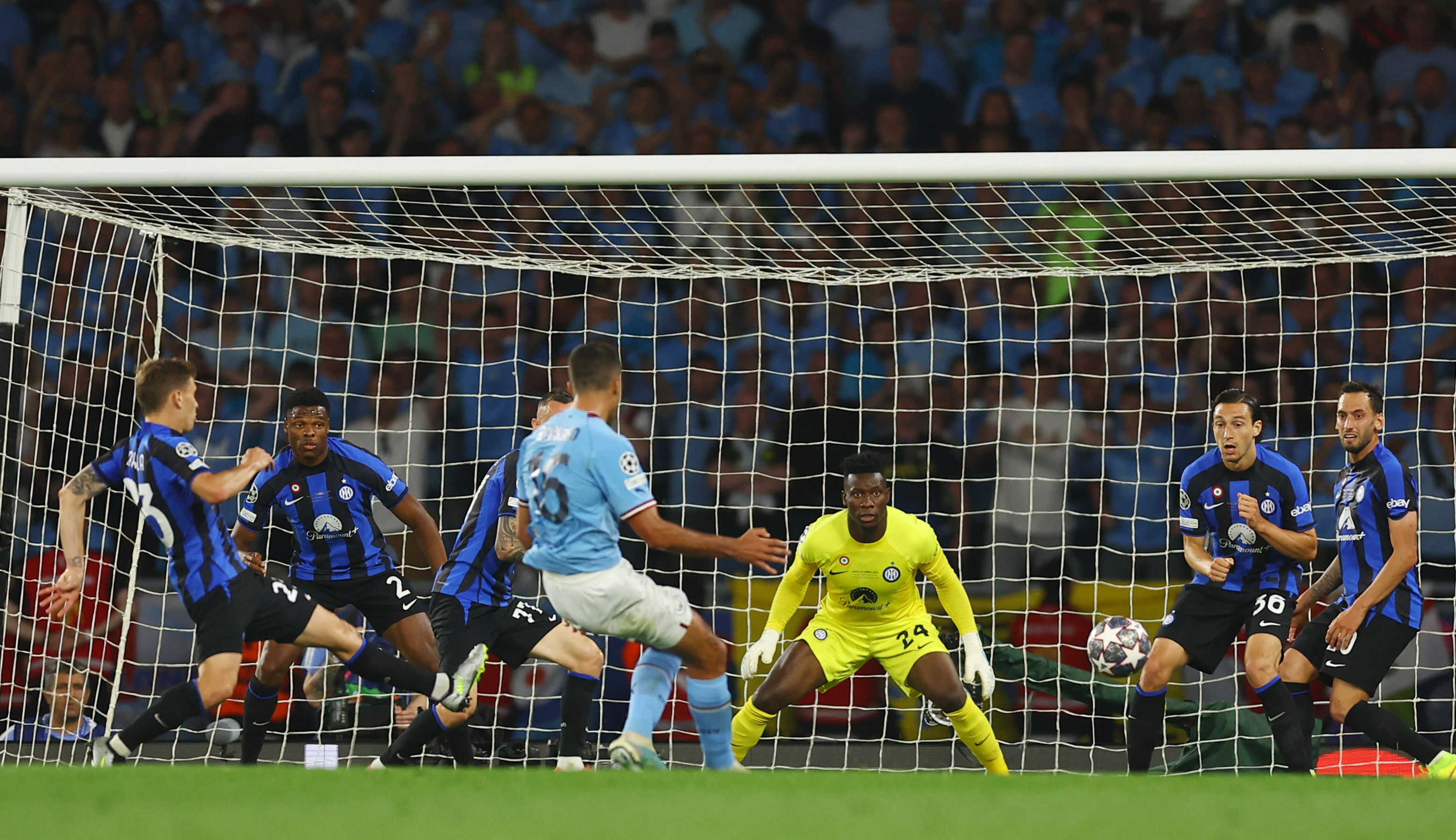 La final de la Champions League, en vivo:  Manchester City le gana 1-0 a Inter de Milan