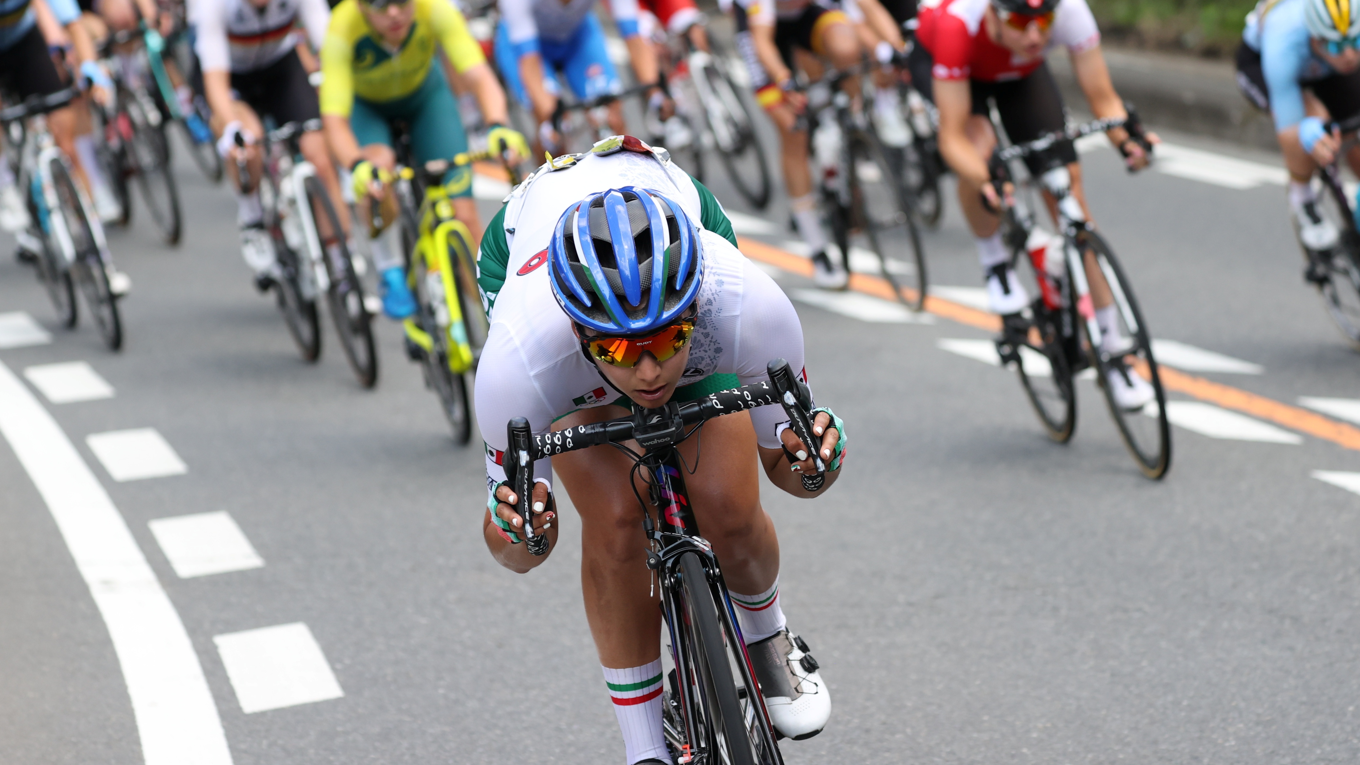 principalmente Ropa incompleto Tokio 2020: Yareli Salazar no terminó competencia en ciclismo de ruta  femenil; quedó en la posición 55 - Infobae