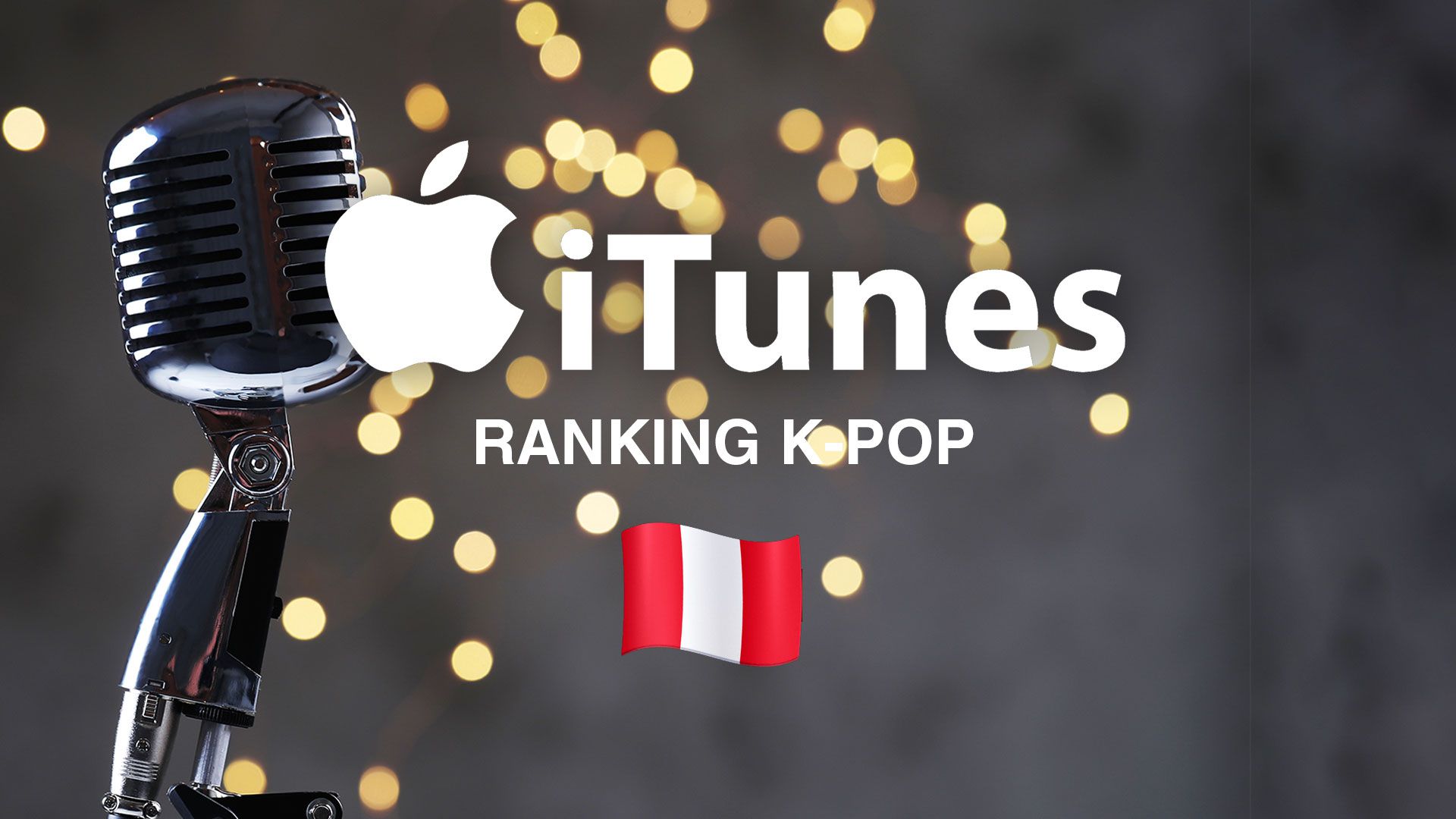 Canciones de K-pop en iTunes Perú para reproducir hoy