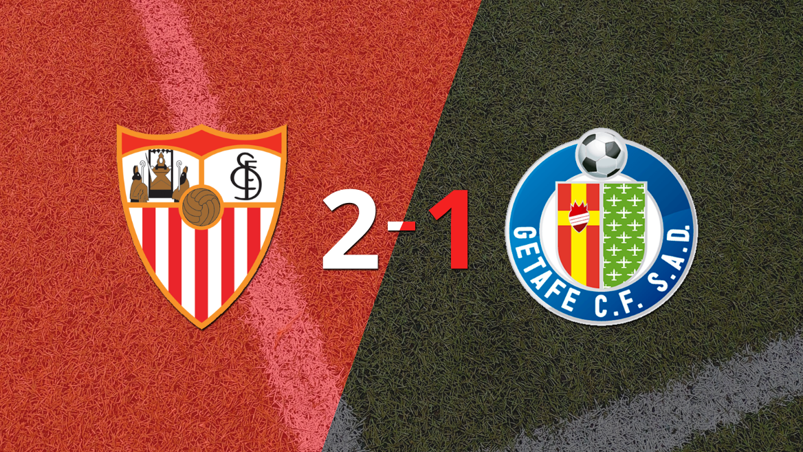Getafe cayó 2-1 en su visita a Sevilla
