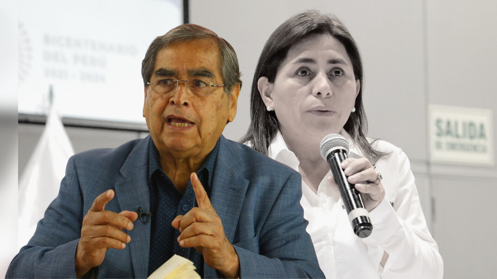 Óscar Ugarte en contra de cambiar a la ministra de Salud en medio de la crisis del dengue