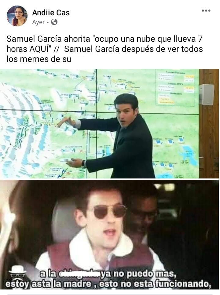 Samuel  García fue comparado con Javi Noble (Captura: Twitter)