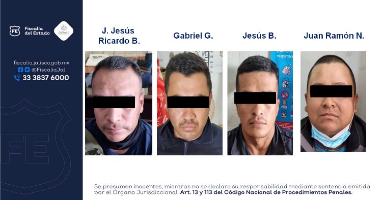La Fiscalía de Jalisco identificó a los policías señalados de desaparición forzada  (Foto: Fiscalía de Jalisco)