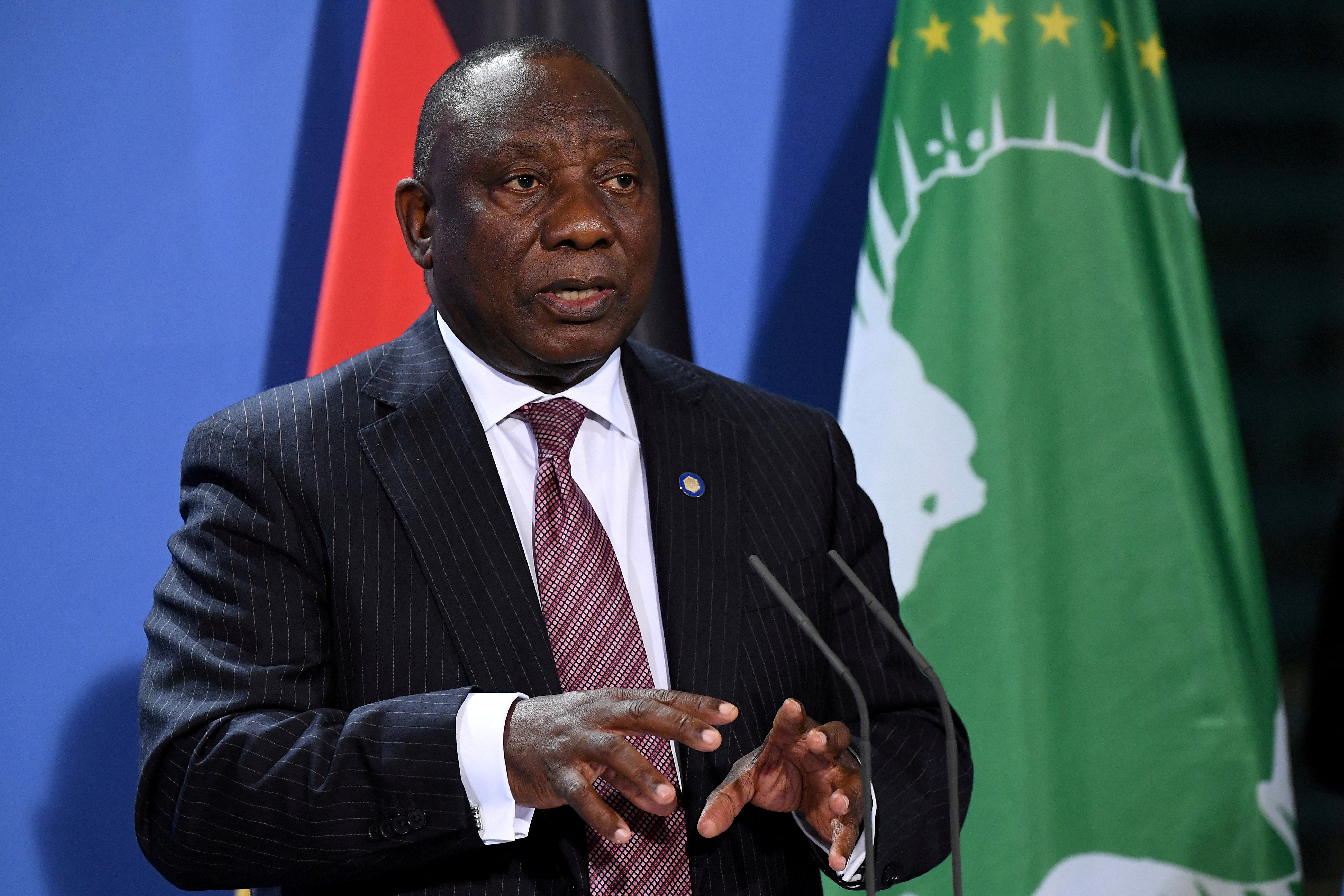 El presidente de Sudáfrica, Cyril Ramaphosa