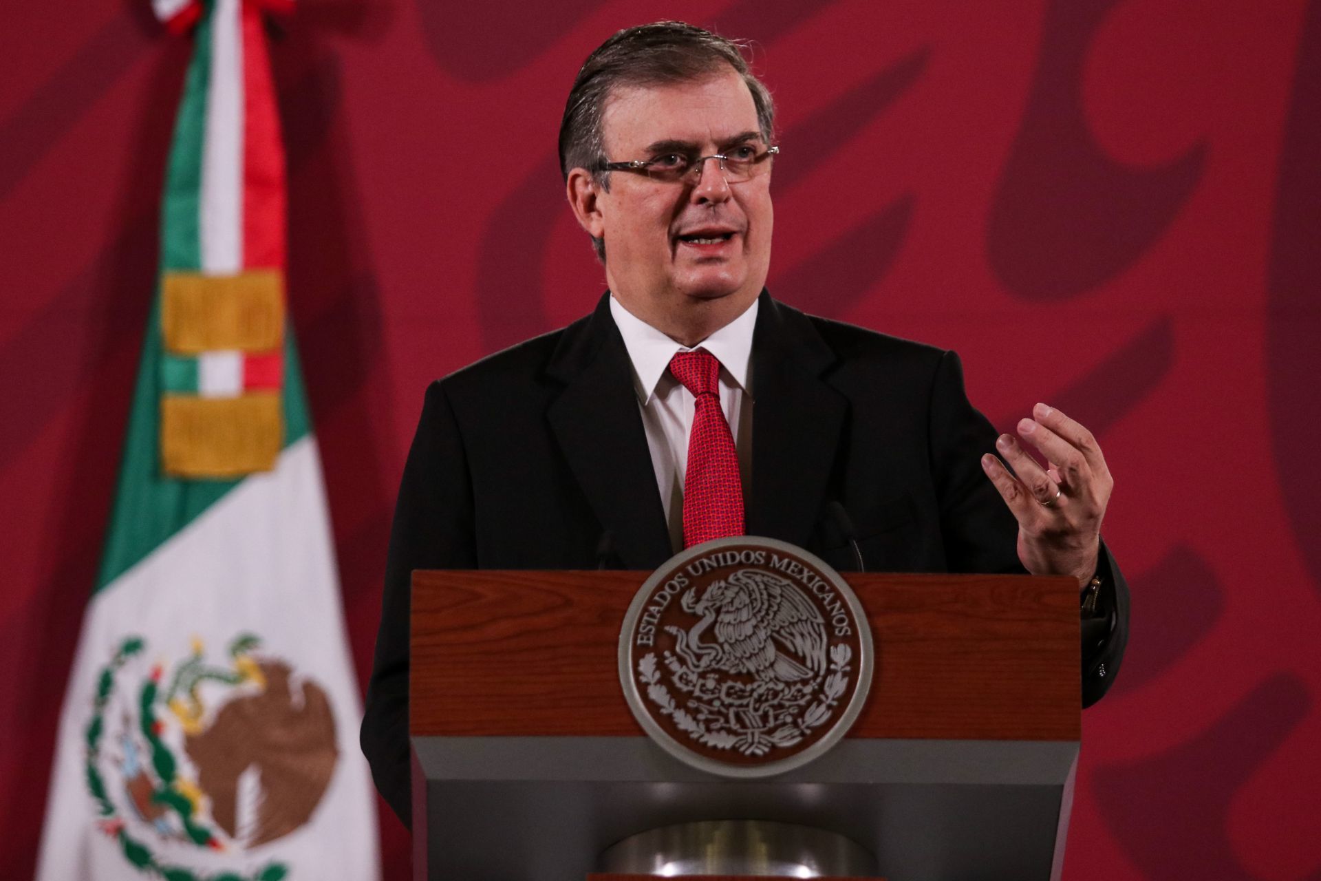 Ebrard encabezó las negociaciones con William P. Barr, fiscal estadounidense, en un caso que tomó por sorpresa al gobierno mexicano (Foto: GALO CA�AS/CUARTOSCURO)