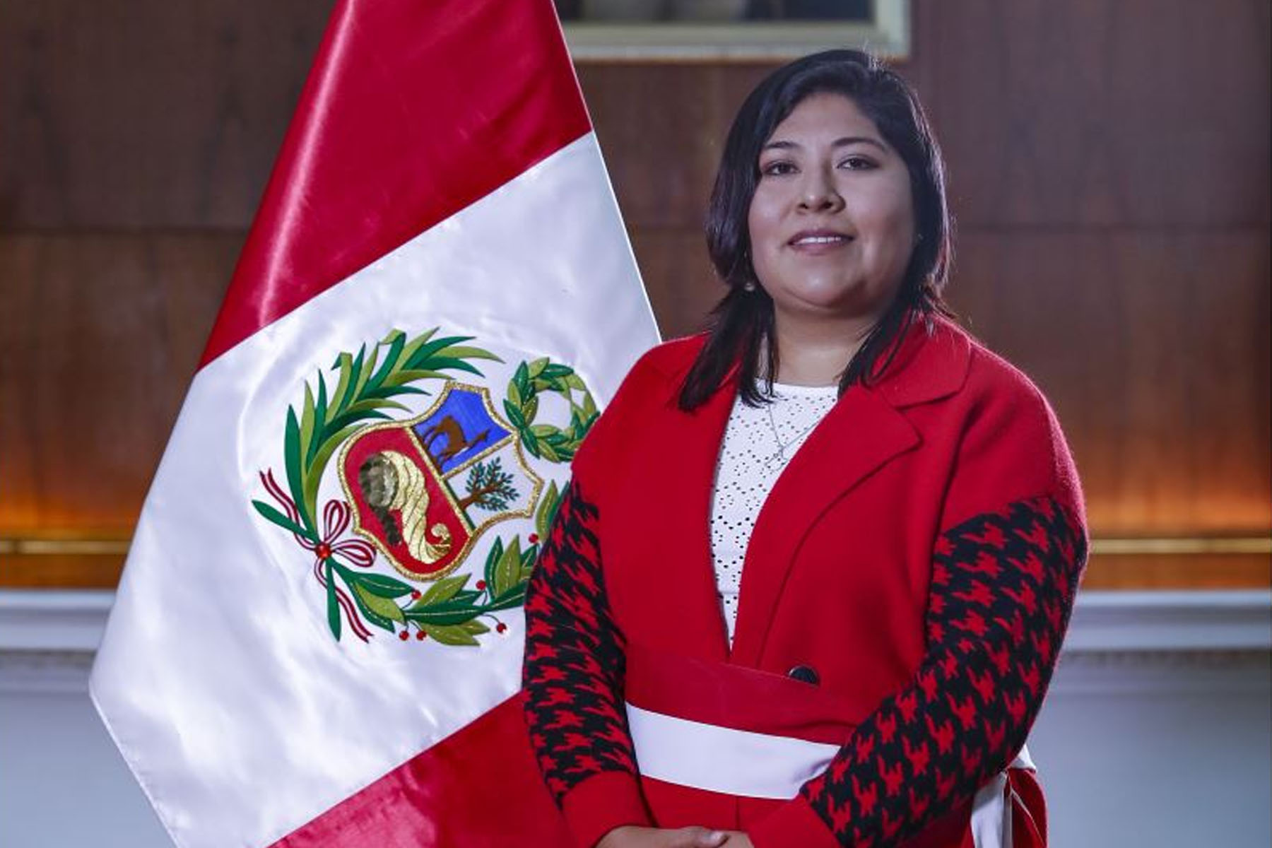 Ministra de Trabajo y Promoción de Empleo, Betssy Chávez. Foto: Agencia Andina.