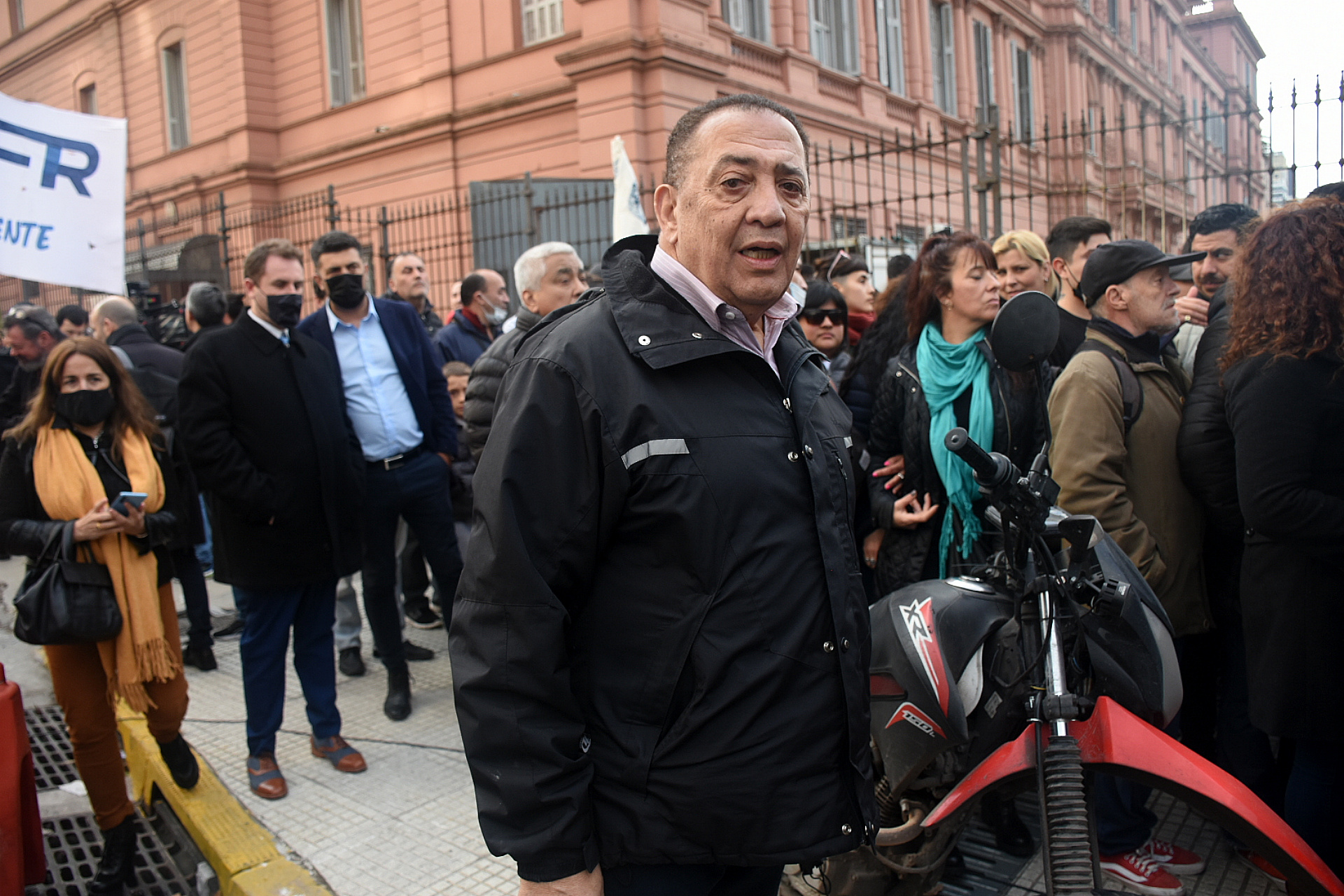 El ex líder piquetero Luis D'Elia 