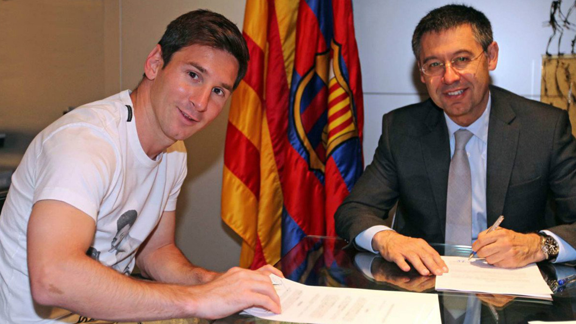 Lionel Messi incluyó a partir de 2017 una cláusula de salida en su contrato para el cierre de cada temporada.