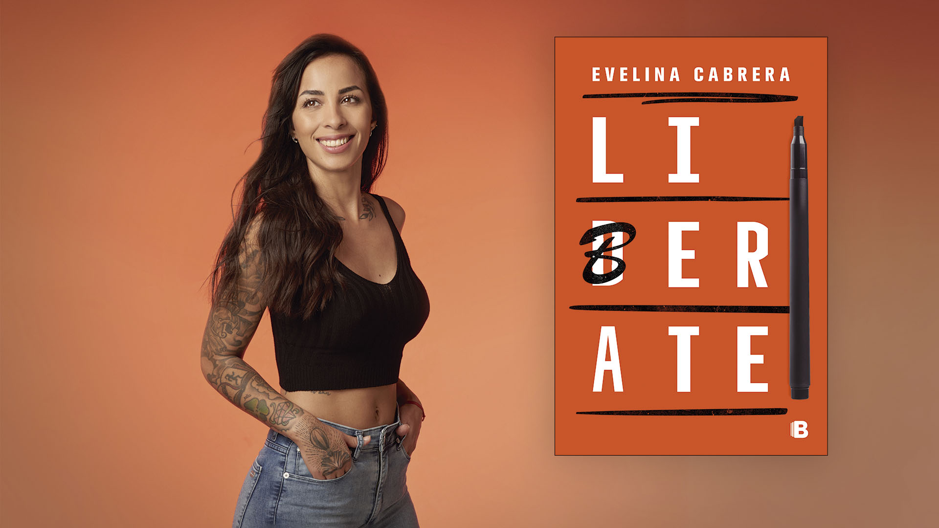 "Liberate" es el tercer libro de Evelina Cabrera. El primero es su biografía, "Altanegra", y el segundo se llama "Juana, la futbolista", cuentos infantiles  