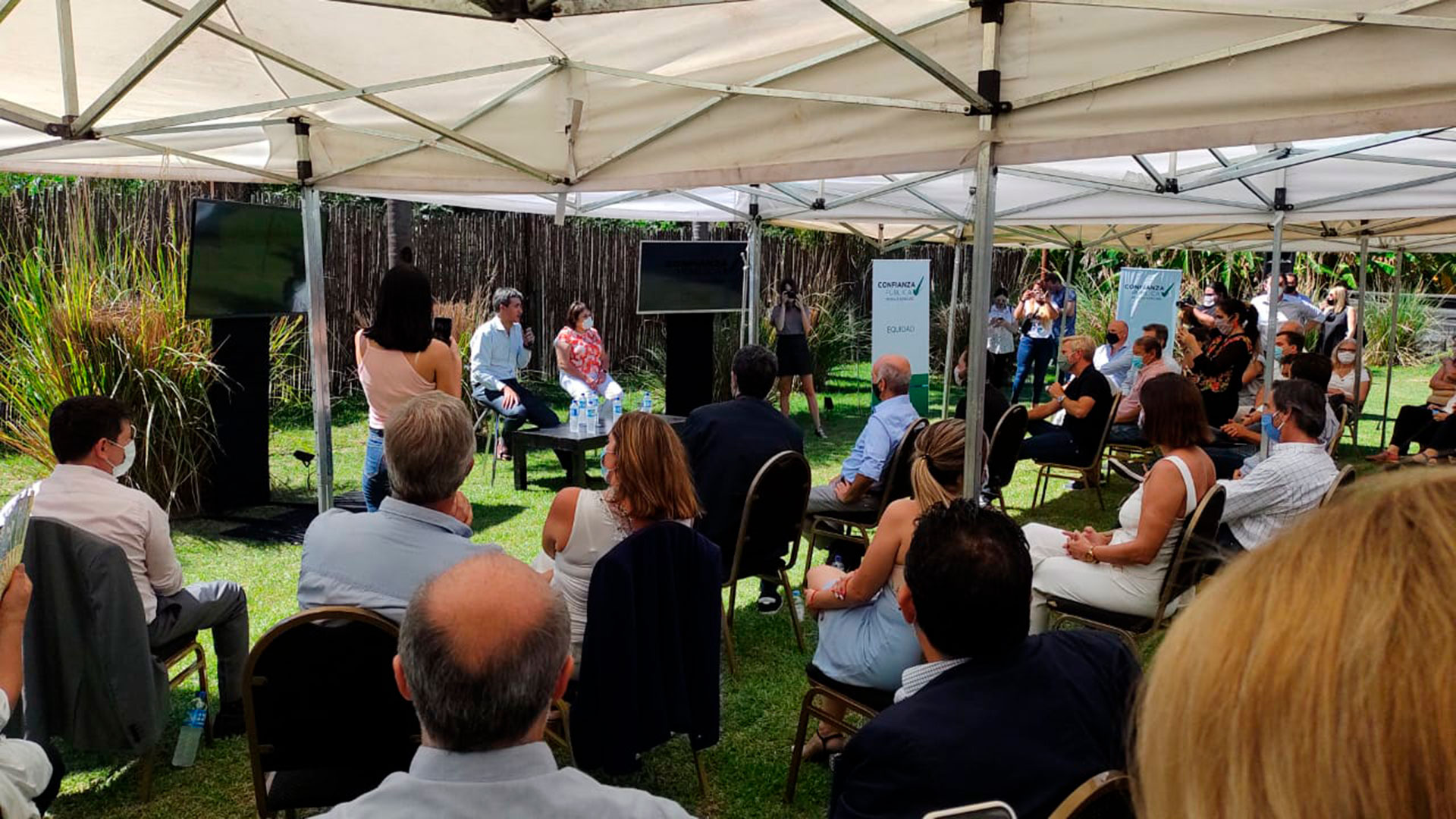 Del acto de lanzamiento participaron varios dirigentes nacionales